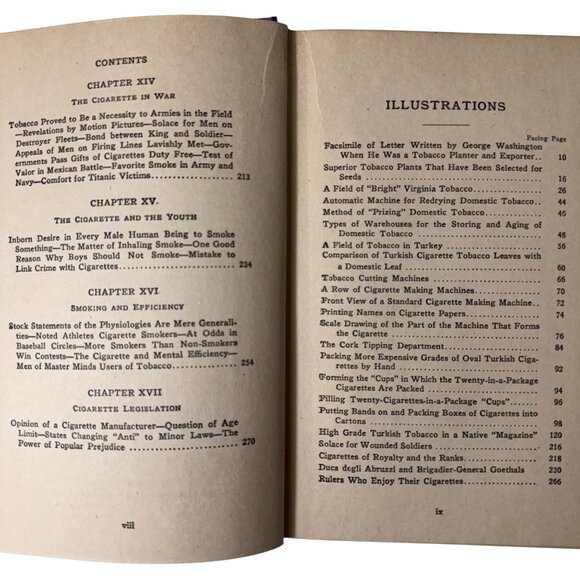 The Story Of The Cigarette William W. Young 1916 D. Appleton & Co Illustrated HC - Picture 9 of 16